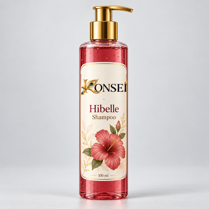 KONSEI Hibelle Shampoo 100 ml with new official logo