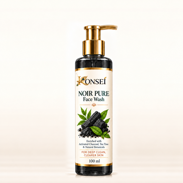 KONSEI Noir Puré Face Wash 100 ml with new official logo