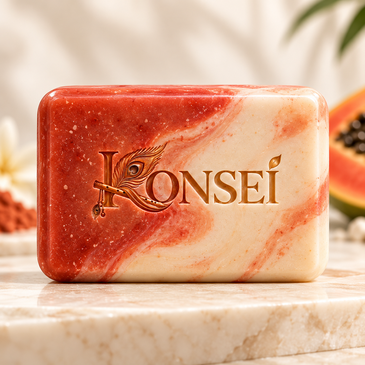 Morvéa Rouge 100g KONSEI dual fusion soap